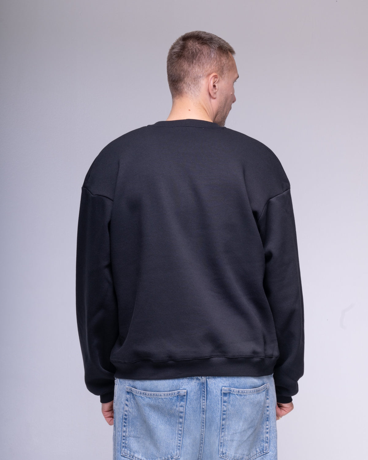 BeGrandfather oversized black sweatshirt – view 3