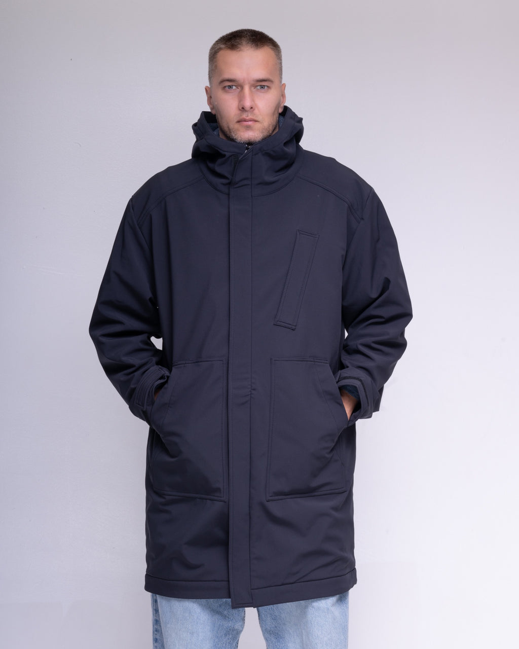 BeGrandfather fishtail merino softshell coat – view 3