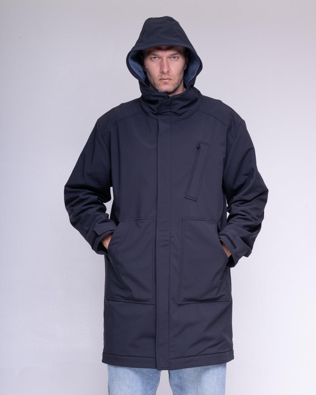 BeGrandfather fishtail merino softshell coat – view 8
