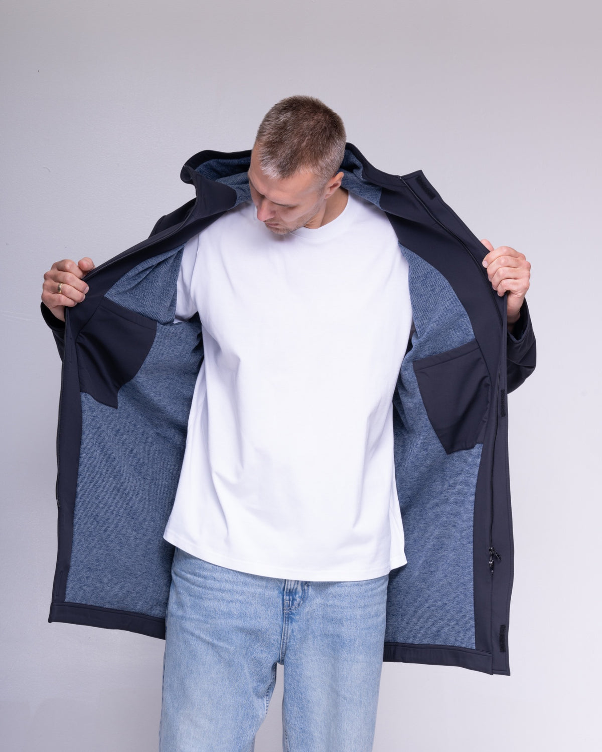 BeGrandfather fishtail merino softshell coat – view 9