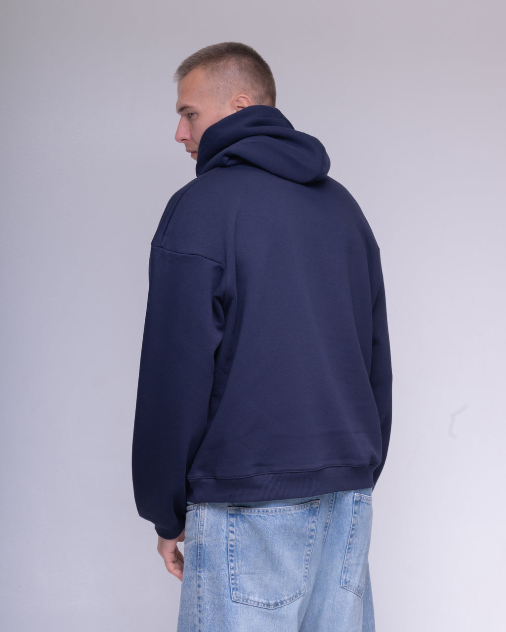 Navy oversized hoodie – photo 6