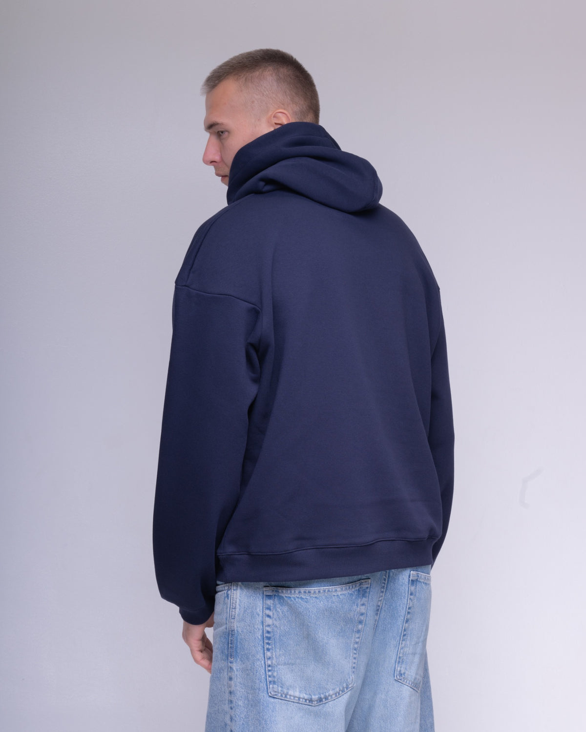 Navy oversized hoodie – photo 6
