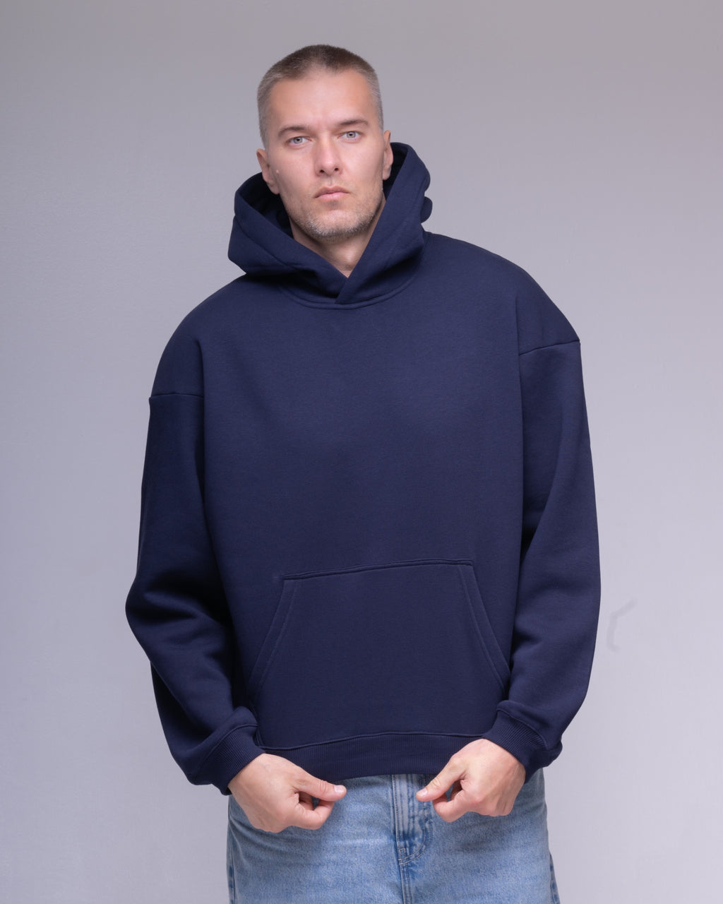 Navy oversized hoodie – photo 7